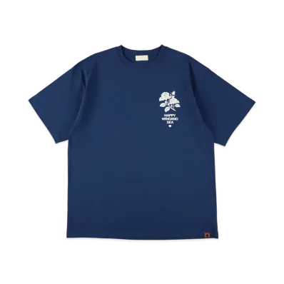 WIND AND SEA Rose Tee "Navy"