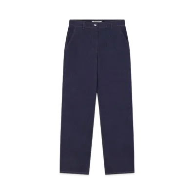 Maison Kitsune Denim Straight Jeans "Indigo"