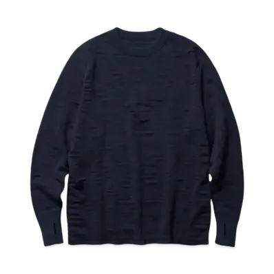 Goldwin 0 Reaction Diffusion Knit Top (Unisex) "Dark Navy"