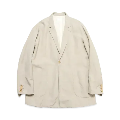 SOPHNET. Linen Wool Relax Fit 1Button Blazer "Beige"