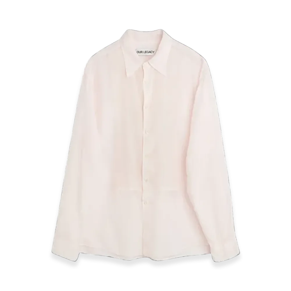 OUR LEGACY Adorn Shirt "Ballet Pink Sheer Cotton Silk"