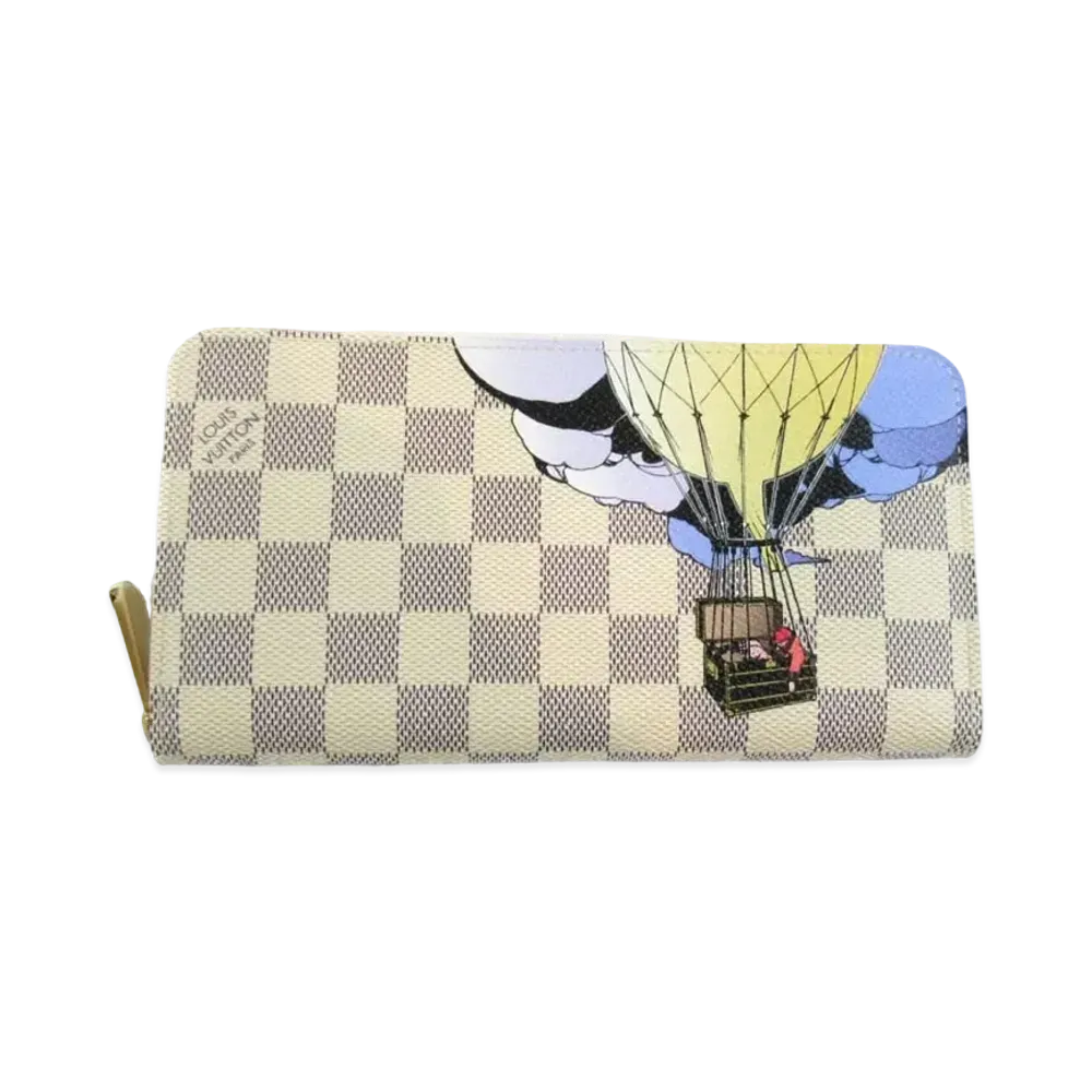 Louis Vuitton Zippy Wallet Damier Azur