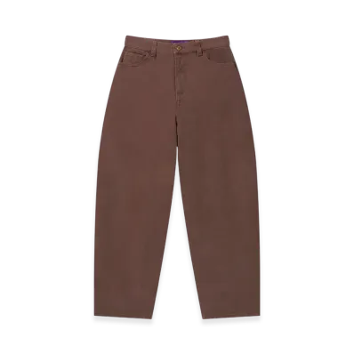 BlackEyePatch Dragons Embroidered Washed Baggy Pants "Brown"