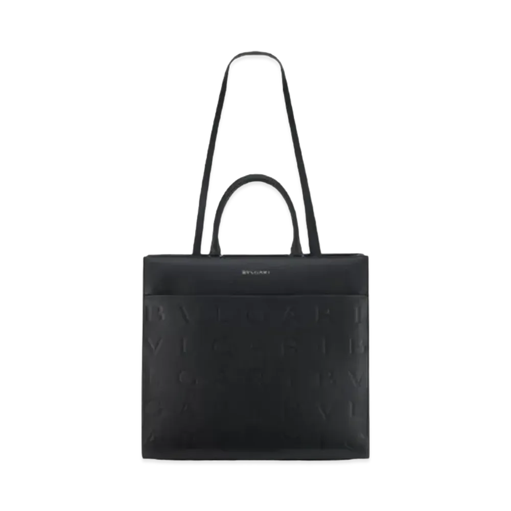 BVLGARI BVLGARI Logo Infinitum Tote "Black"