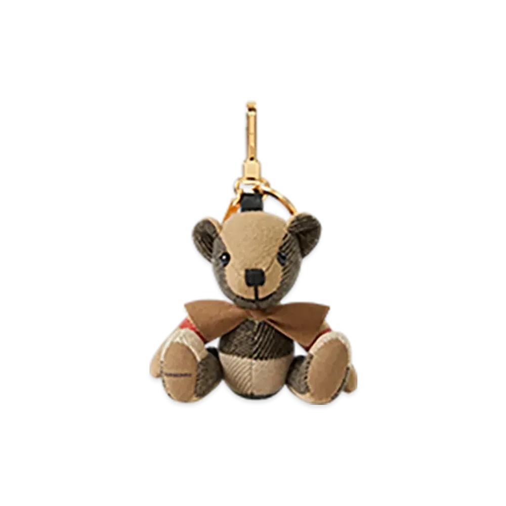 Burberry Thomas Bear Charm with Bow Tie "Archive Beige"