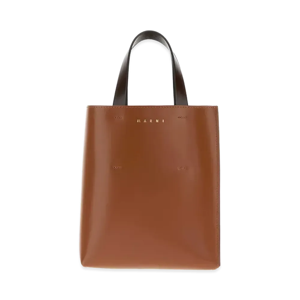 MARNI Women's Two-Tone Leather Museo Handbag "Multi"
