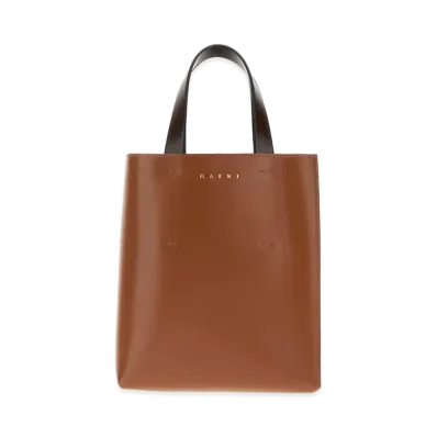 MARNI Women's Two-Tone Leather Museo Handbag "Multi"