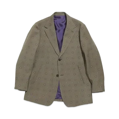 Needles 2B JACKET - WOOL GABARDINE / PT. "Fine Pattern"