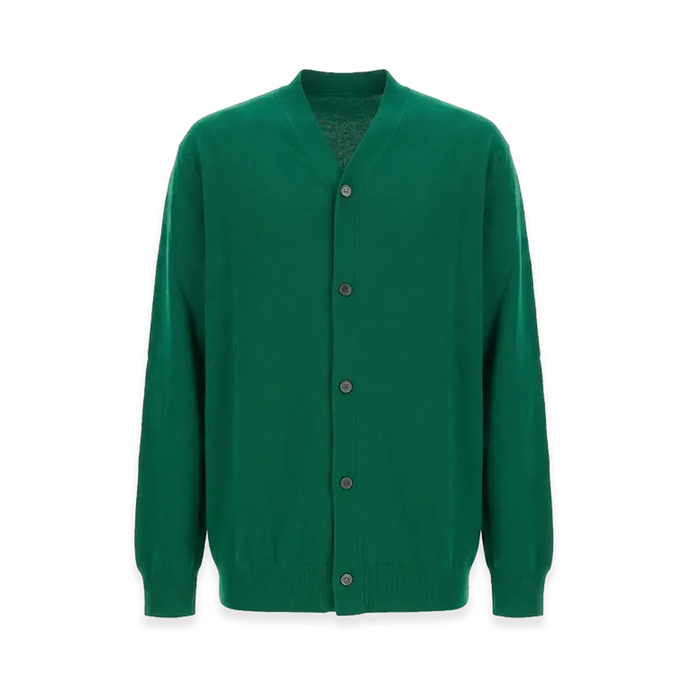 COMME des GARCONS SHIRT Wool Cardigan "Green"