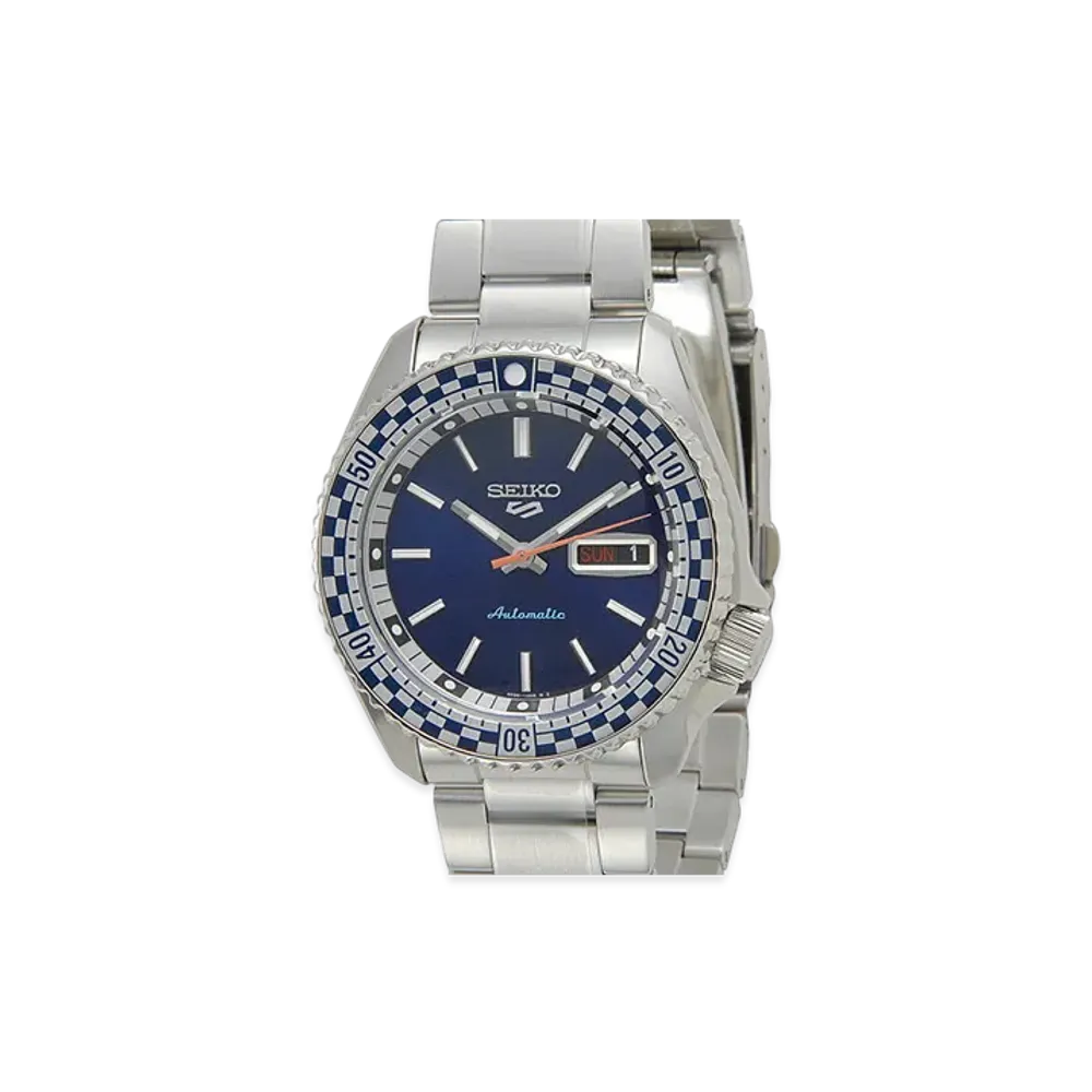 SEIKO Five Sports Automatic "Blue Checkered Flag"