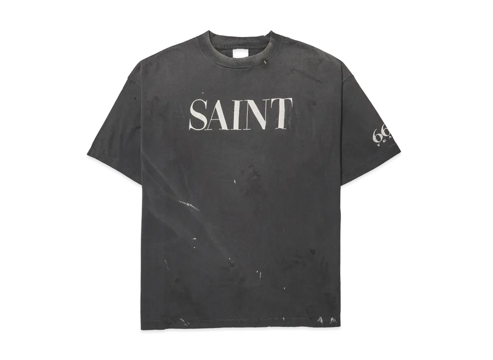 SAINT Mxxxxxx SS T-Shirt Saint 666 "Black"