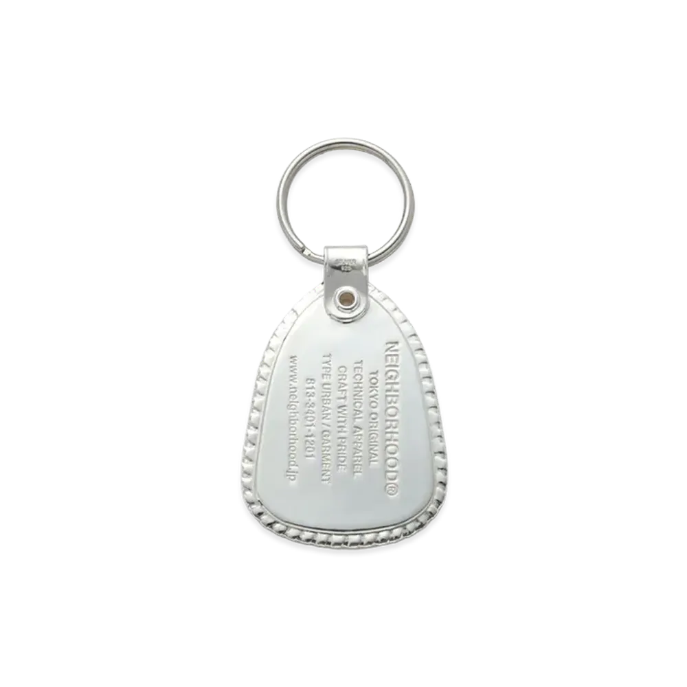 NEIGHBORHOOD Silver Advertising Keyholder "Silver"