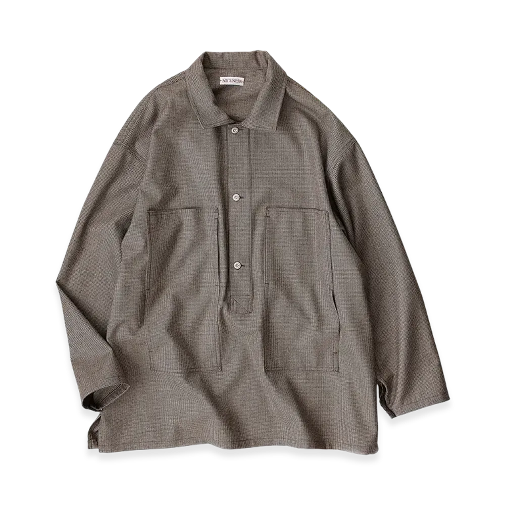 NICENESS Eno Marine Pullover "Brown"