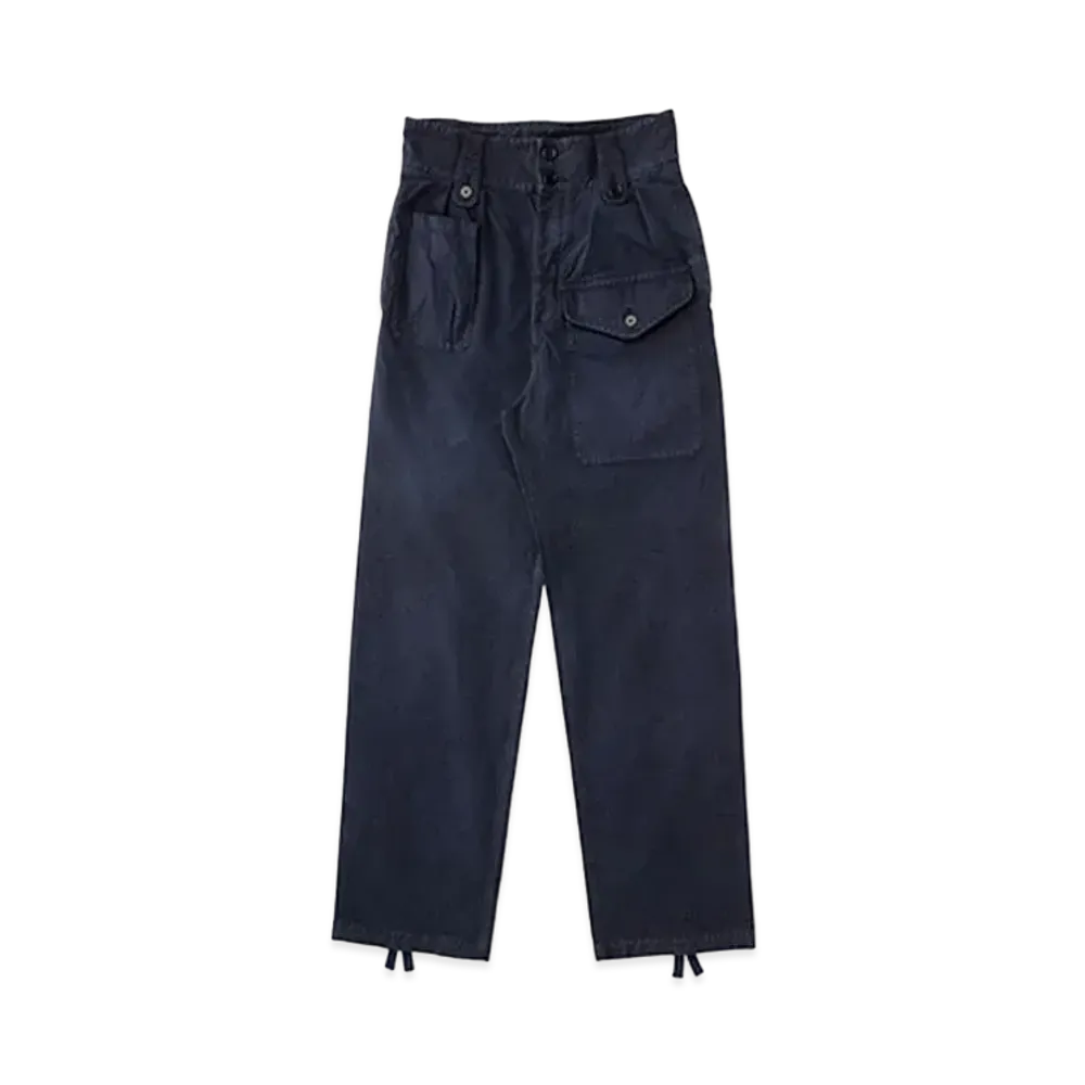 visvim CORONEL PANTS DMGD "Navy"