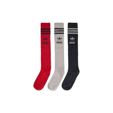 adidas x Avavav Socks "Chalk Pearl/Black/Better Scarlet"