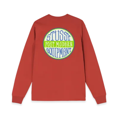 Stussy Post Modern Equipment LS Tee "Brick"