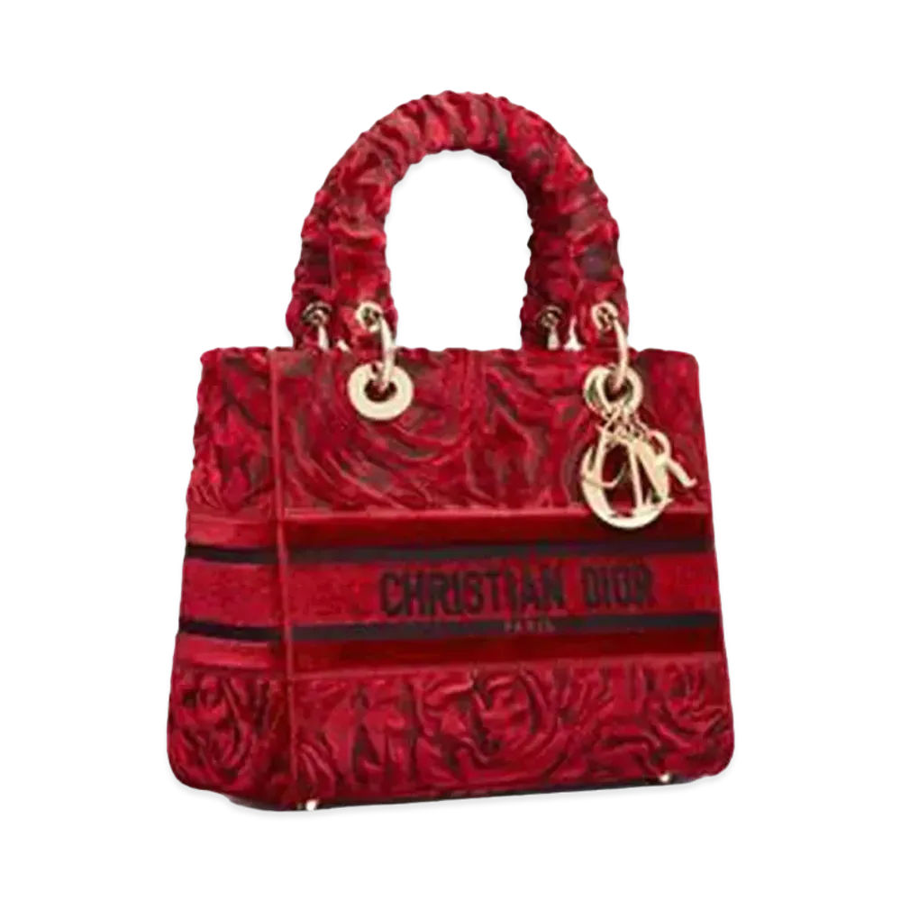 Dior Medium Lady D-Lite Bag "Red"