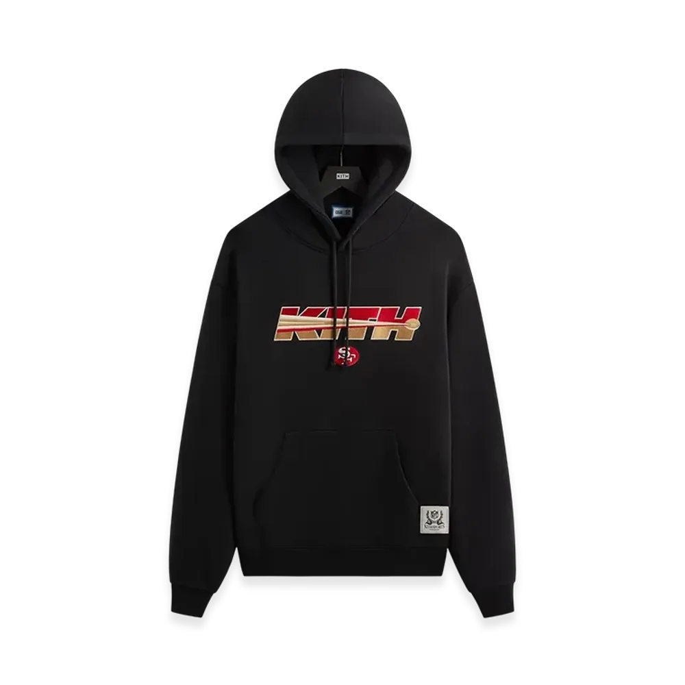 Kith x the NFL San Francisco 49ers Vintage Nelson Hoodie "Black"