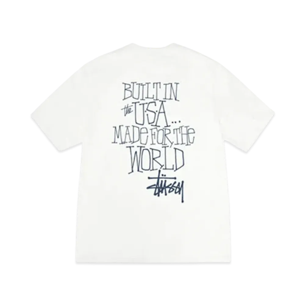 Stussy Built In Usa Tee Pigment Dyed "Natural"
