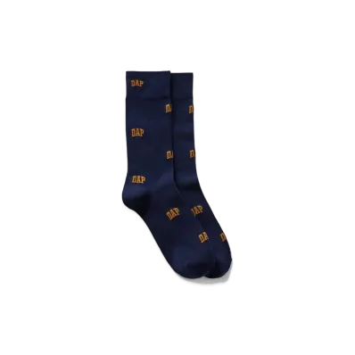 GAP DAP Logo Crew Socks (Unisex) "Dark night"