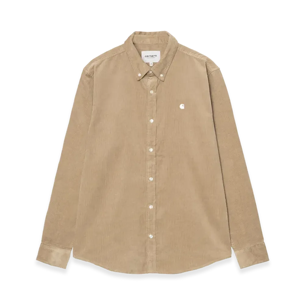 Carhartt WIP L/S Madison Fine Cord Shirt "Iroko/Wax"