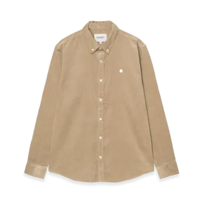Carhartt WIP L/S Madison Fine Cord Shirt "Iroko/Wax"