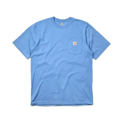 Carhartt Relaxed Fit Heavyweight Short-Sleeve Pocket T-Shirt "French Blue"