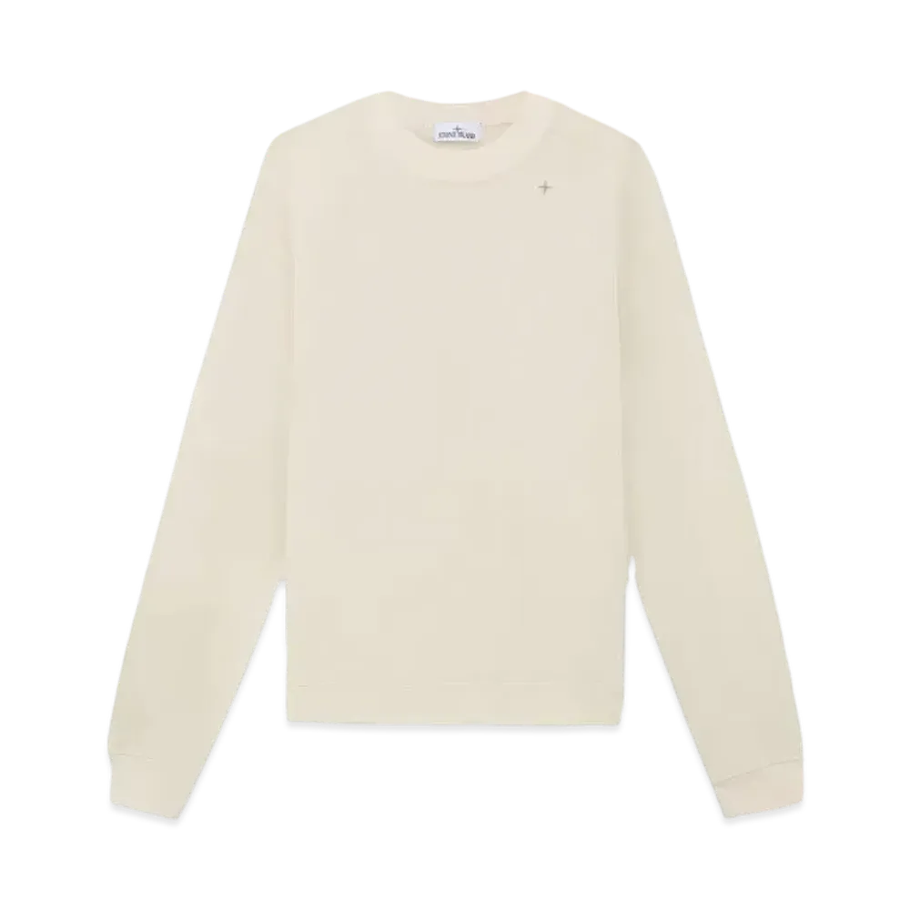 Stone Island 623G5 Light Stretch Wool Cotton Fleece Stone Island Stellina "Sand"