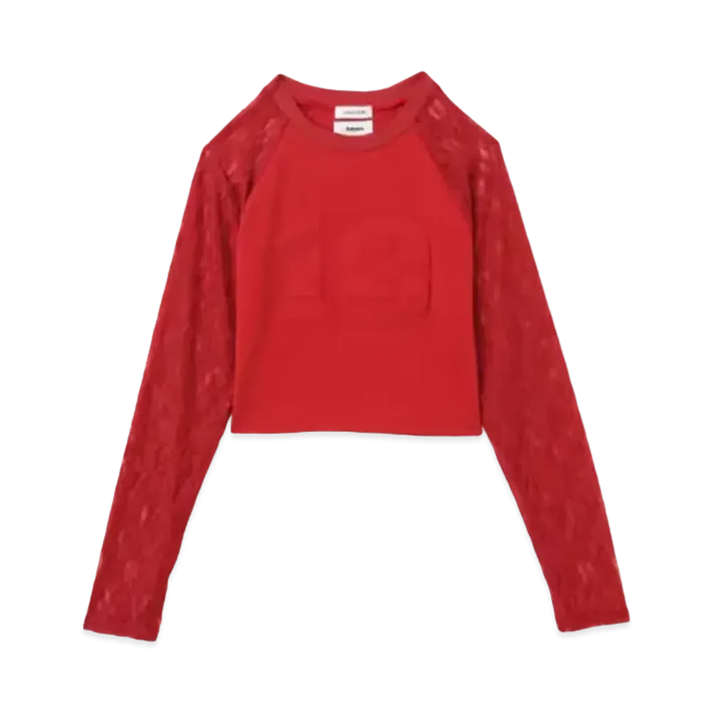 LAGUA GEM x atmos pink Raglan Tee "Red"