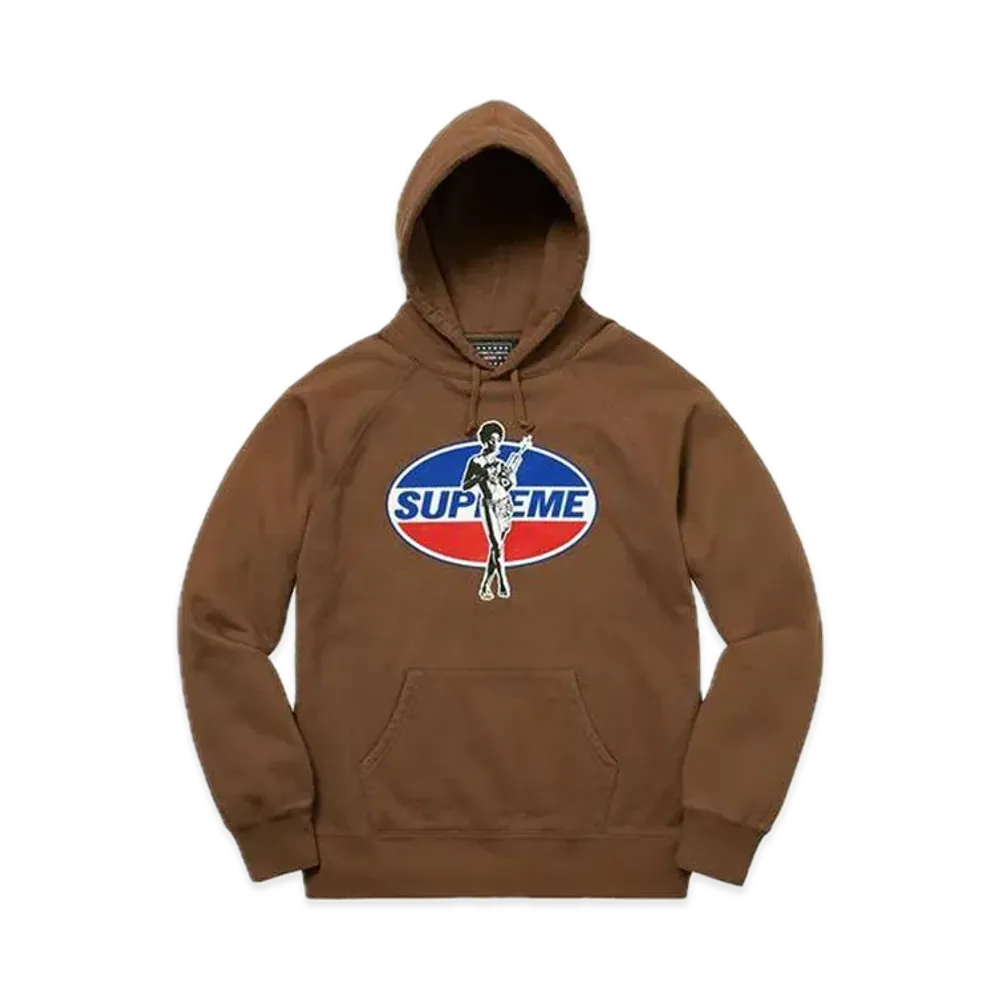 Supreme x HYSTERIC GLAMOUR Hooded Sweatshirt "Brown"