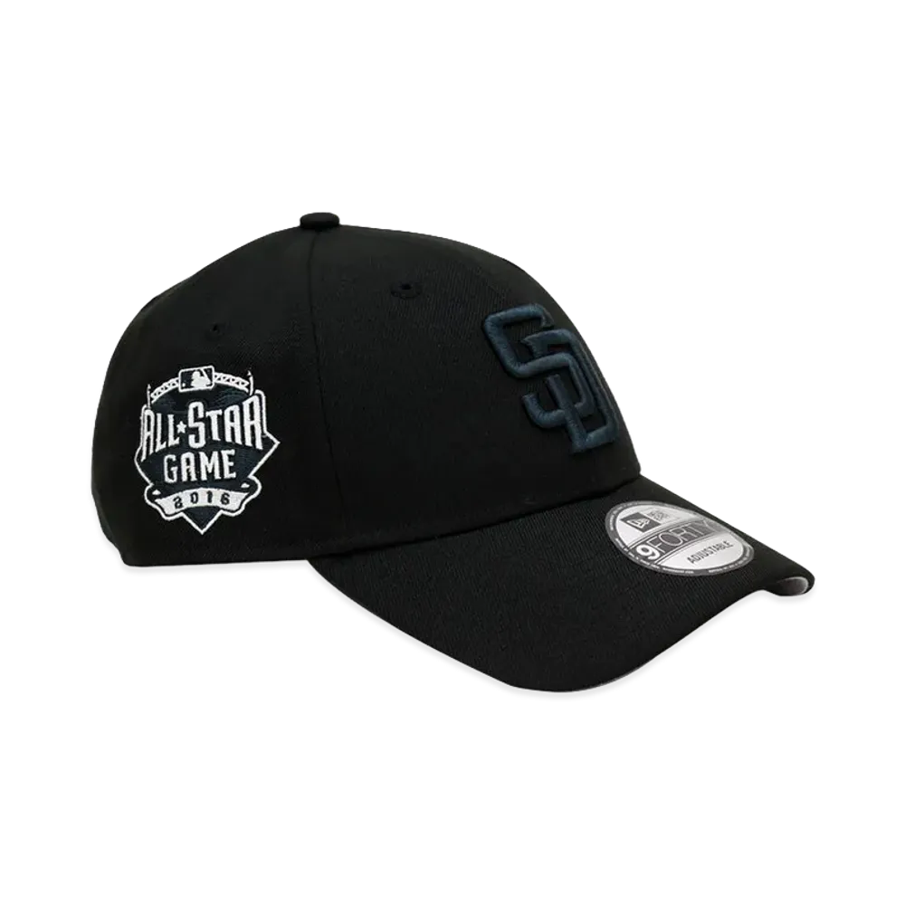 NEW ERA x THE CAP 9Forty Solo Mutation San Diego Padres "Black"