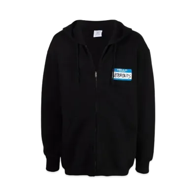 VETEMENTS My Name Is Print ed Parker "Black"