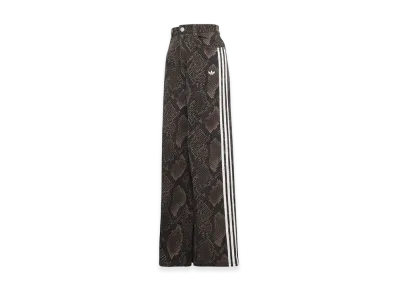 adidas Women's Snake Print Denim Loose Pants "Earth Strata/Aurora Coffee"