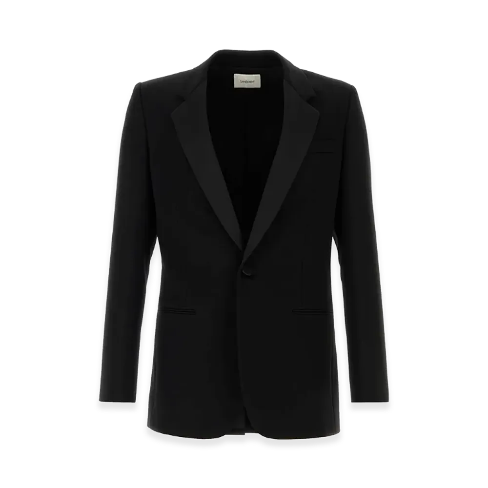 Saint Laurent Wool Blazer "Black"