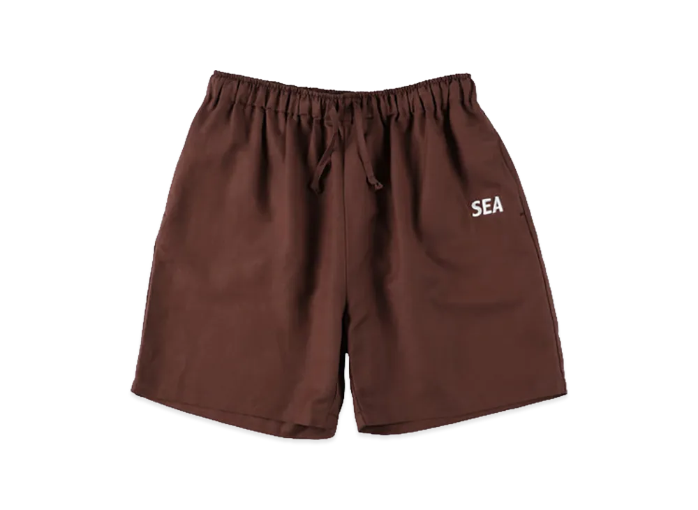 WIND AND SEA Sea Linen Short "Brown"