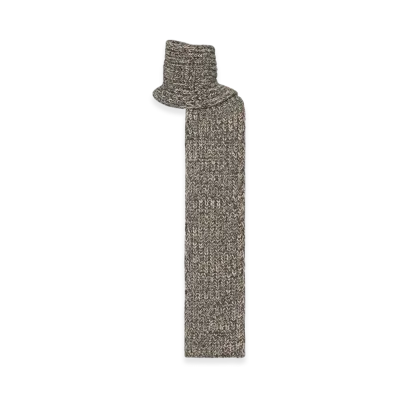 Maison Margiela Shetland Wool Scarf "Dark Gray"