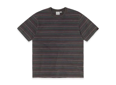 thisisneverthat x GRAMICCI Faded Striped Tee "Charcoal"