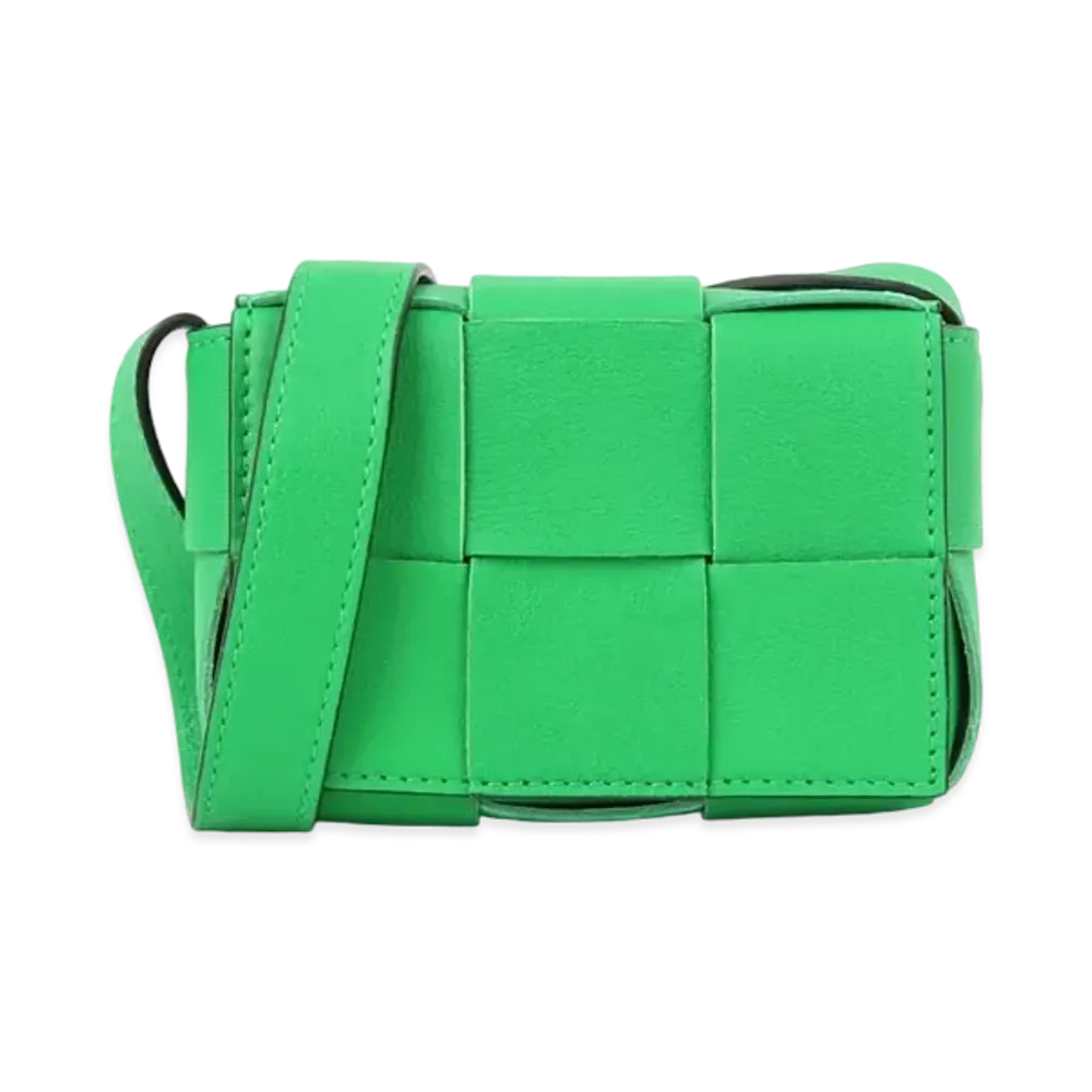 Bottega Veneta Candy Cassette Shoulder Bag "Parakeet"