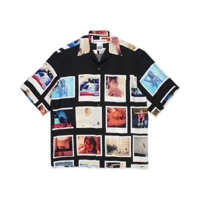WACKO MARIA Davide Sorrenti / Hawaiian Shirt "Black"