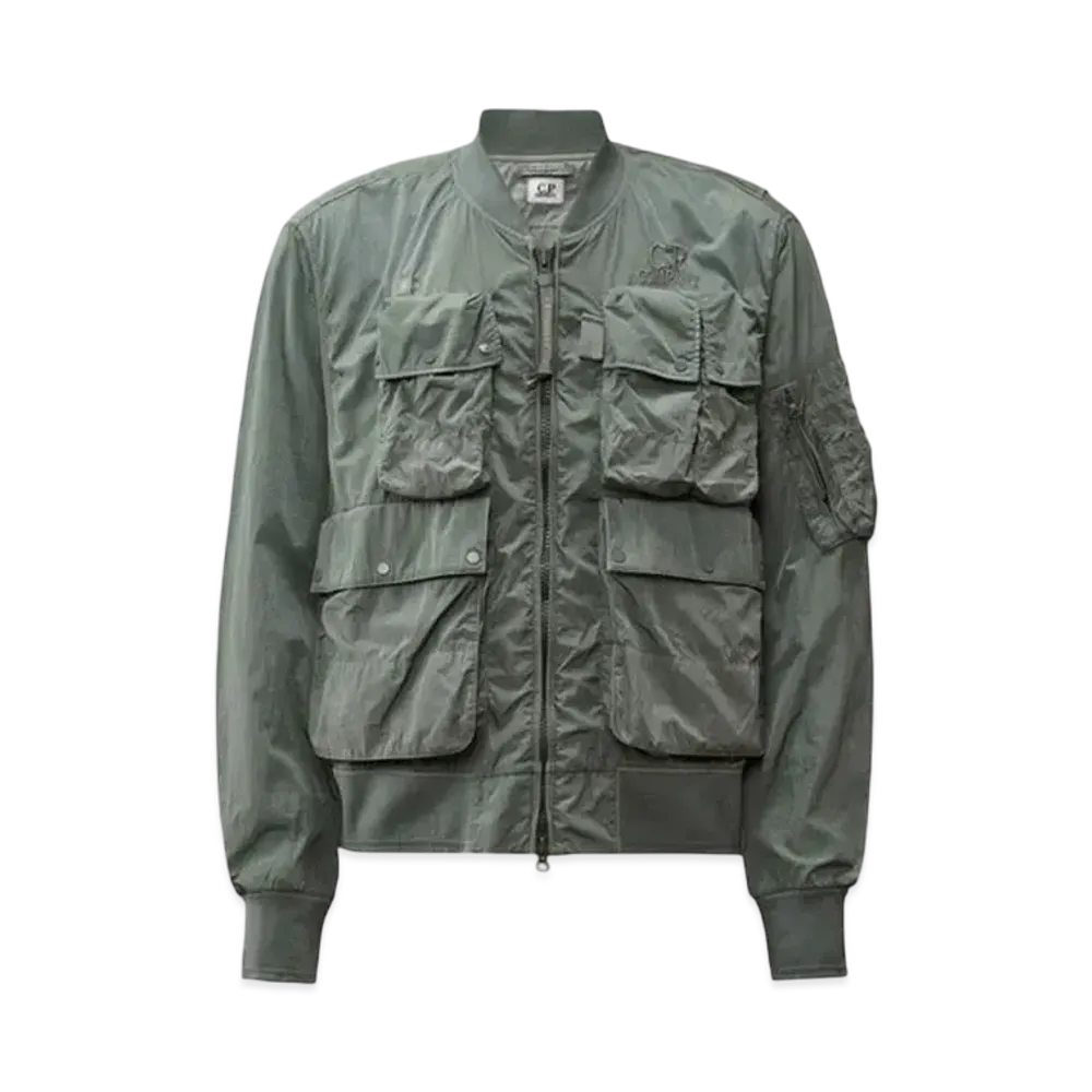 C.P. Company Chrome-R Multipocket Bomber Jacket "Stormy Weather Blue"