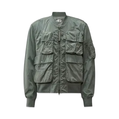 C.P. Company Chrome-R Multipocket Bomber Jacket "Stormy Weather Blue"