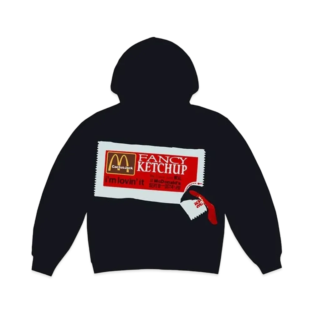 Travis Scott Cactus Jack x CPFM 4 CJ Ketchup Hoodie "Black"
