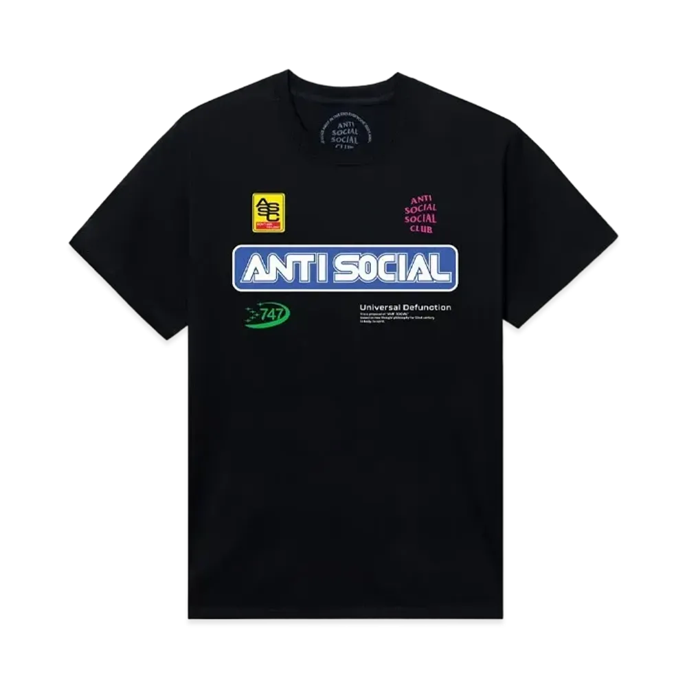 ANTI SOCIAL SOCIAL CLUB Sponsored Tee "Black"