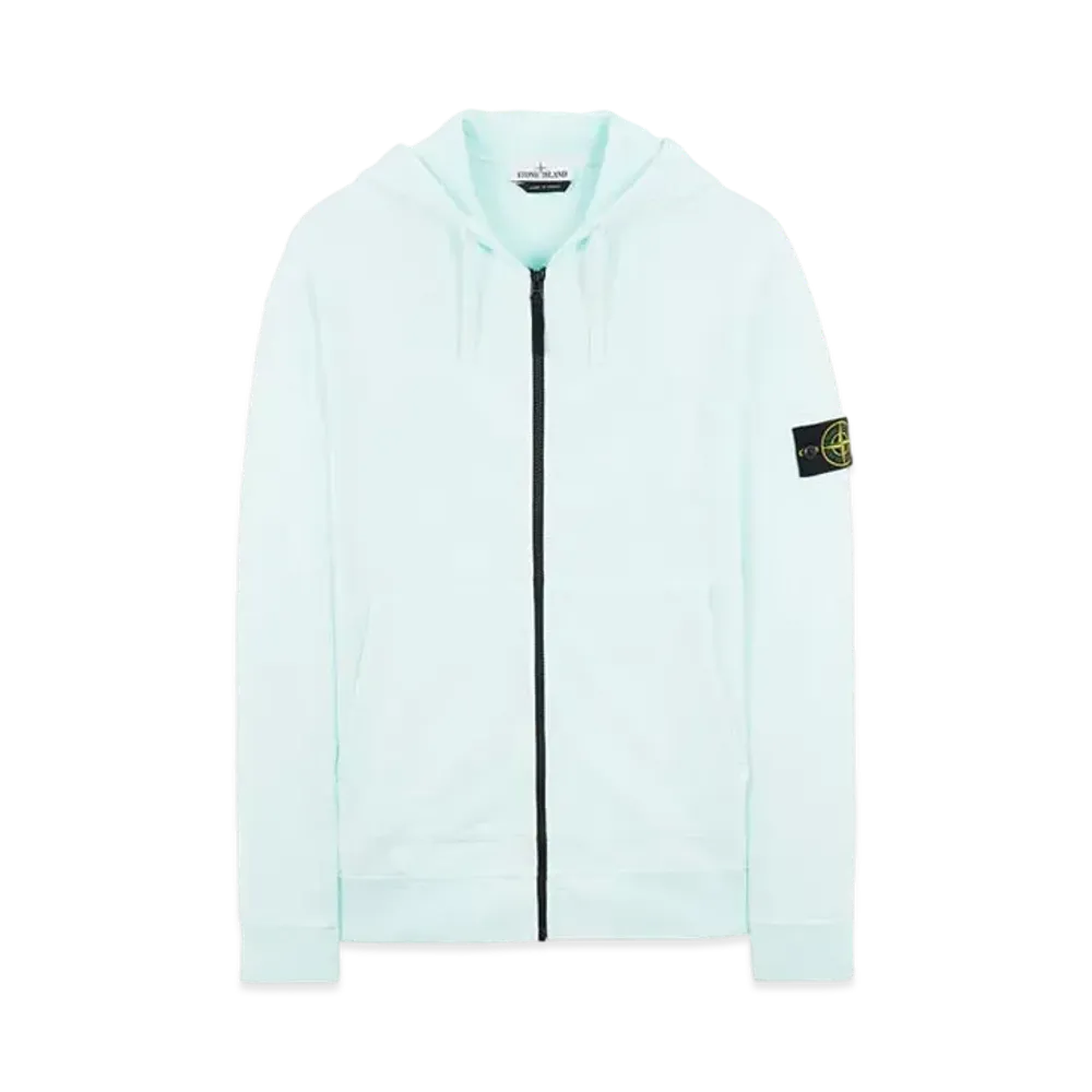 Stone Island 64220 BRUSHED COTTON FLEECE "Light Green"