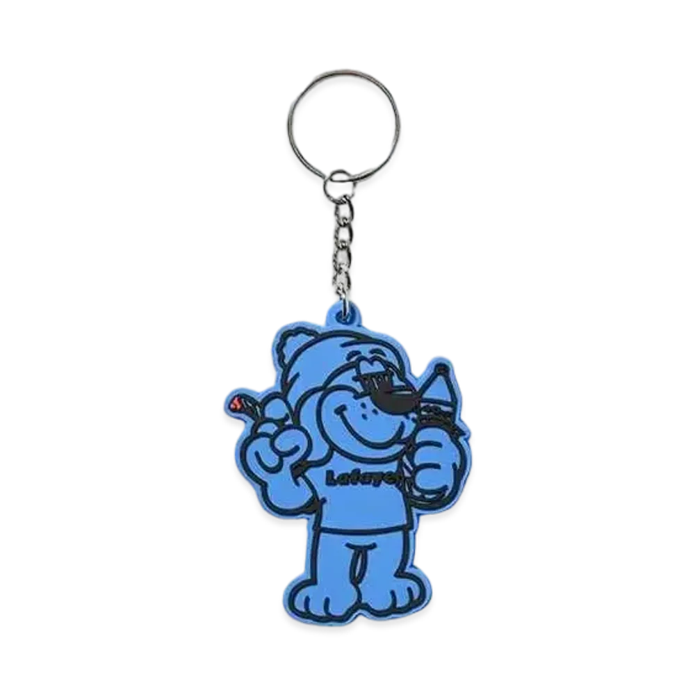 LFYT SMOKING DOG RUBBER KEY CAH "BLUE"