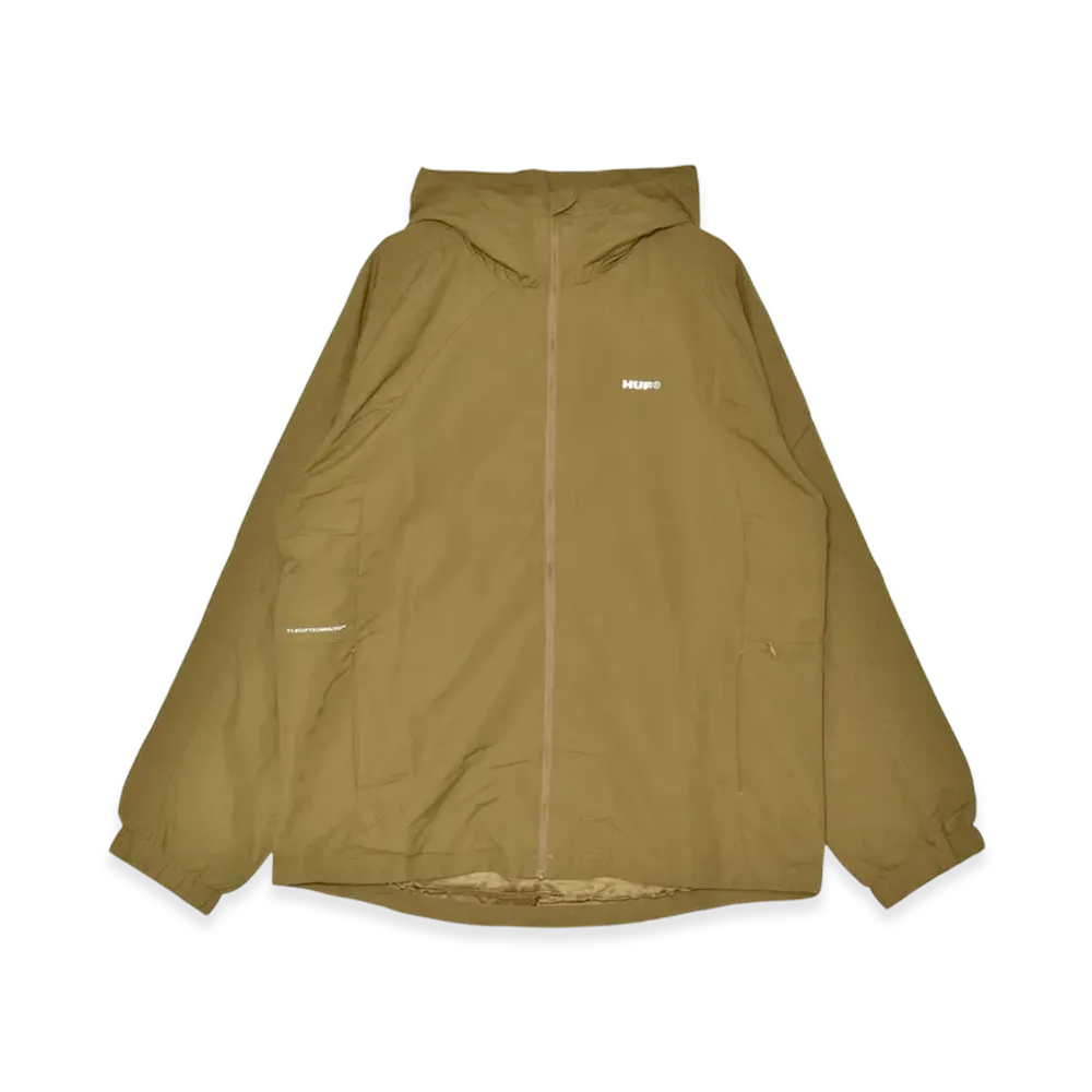 HUF All Caps Shell Jacket "Rich Brown"