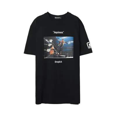 PRO WRESTLING NOAH 25th ANNIV \ reversal KENTA IMPALEMENT DROP KICK TEE "BLACK"