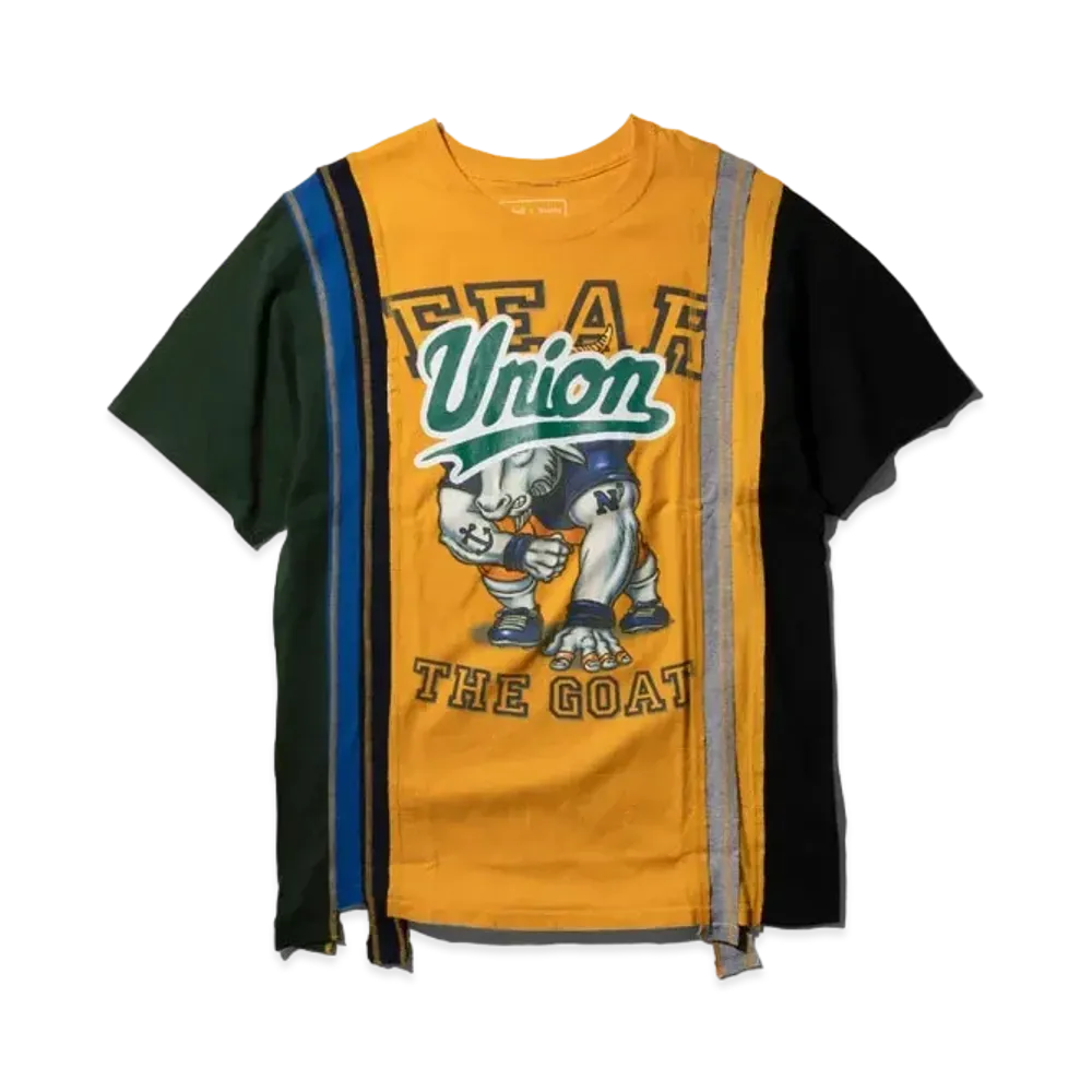 UNION x NEEDLES Rebuild 7 Cuts S/S Tee #5 "Green"