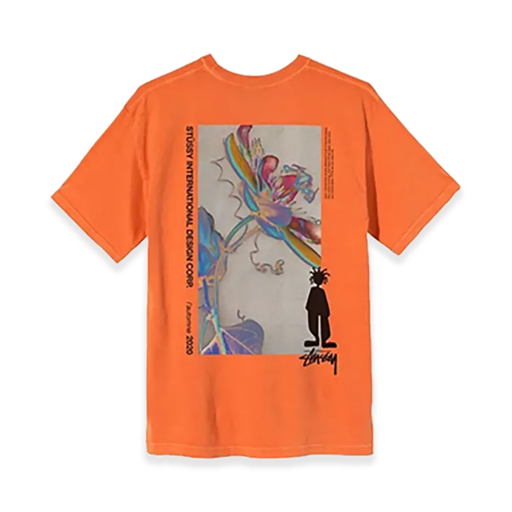 Stussy Delusion Pig Dyed Tee "Orange"