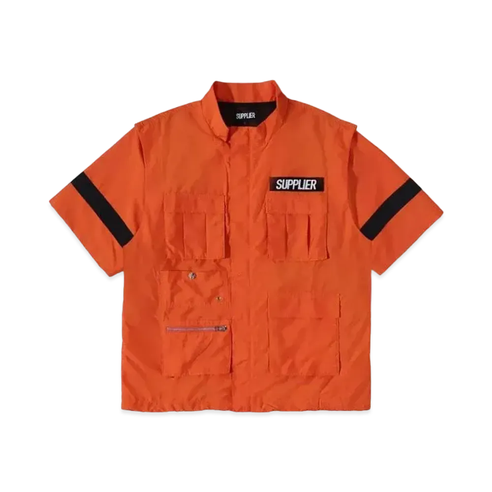 SUPPLIER Cargo Pocket Shirt "Orange"
